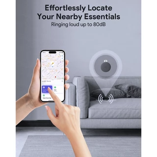 AUKEY Track Mate TM-10 อุปกรณ์ติดตาม GPS ใช้งานกับแอป Find My สำหรับติดตามกุญแจ และสัตว์เลี้ยง