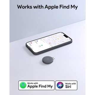 AUKEY Track Mate TM-10 อุปกรณ์ติดตาม GPS ใช้งานกับแอป Find My สำหรับติดตามกุญแจ และสัตว์เลี้ยง