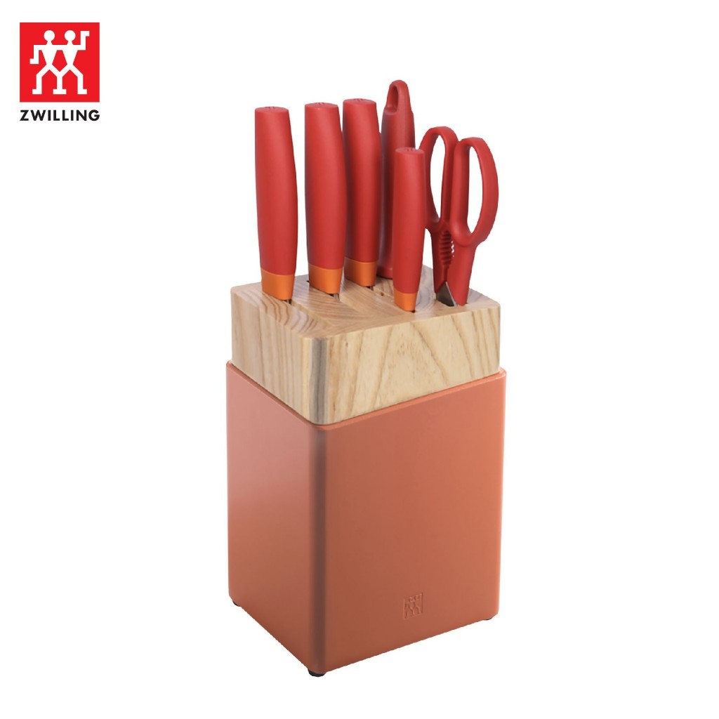 ZWILLING Germany red point knife set, seven-piece household kitchen knives