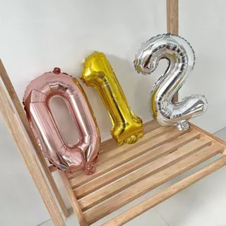 ลูกโป่งฟอยล์ตัวเลข32นิ้ว ลูกโป่งตัวเลข ลูกโป่งวันเกิด