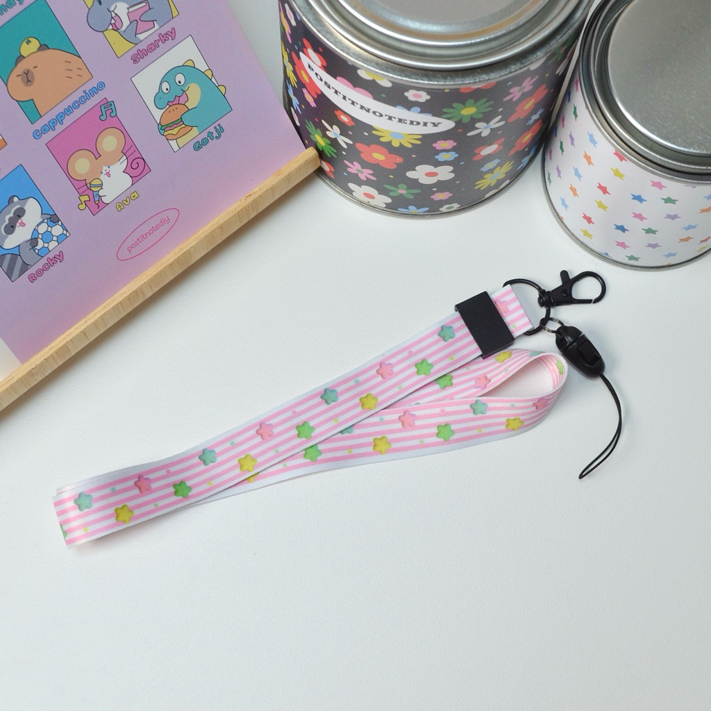 Lanyard สายคล้องคอ สายยาว ใช้คู่ที่ใส่บัตรนักเรียน พนักงานได้