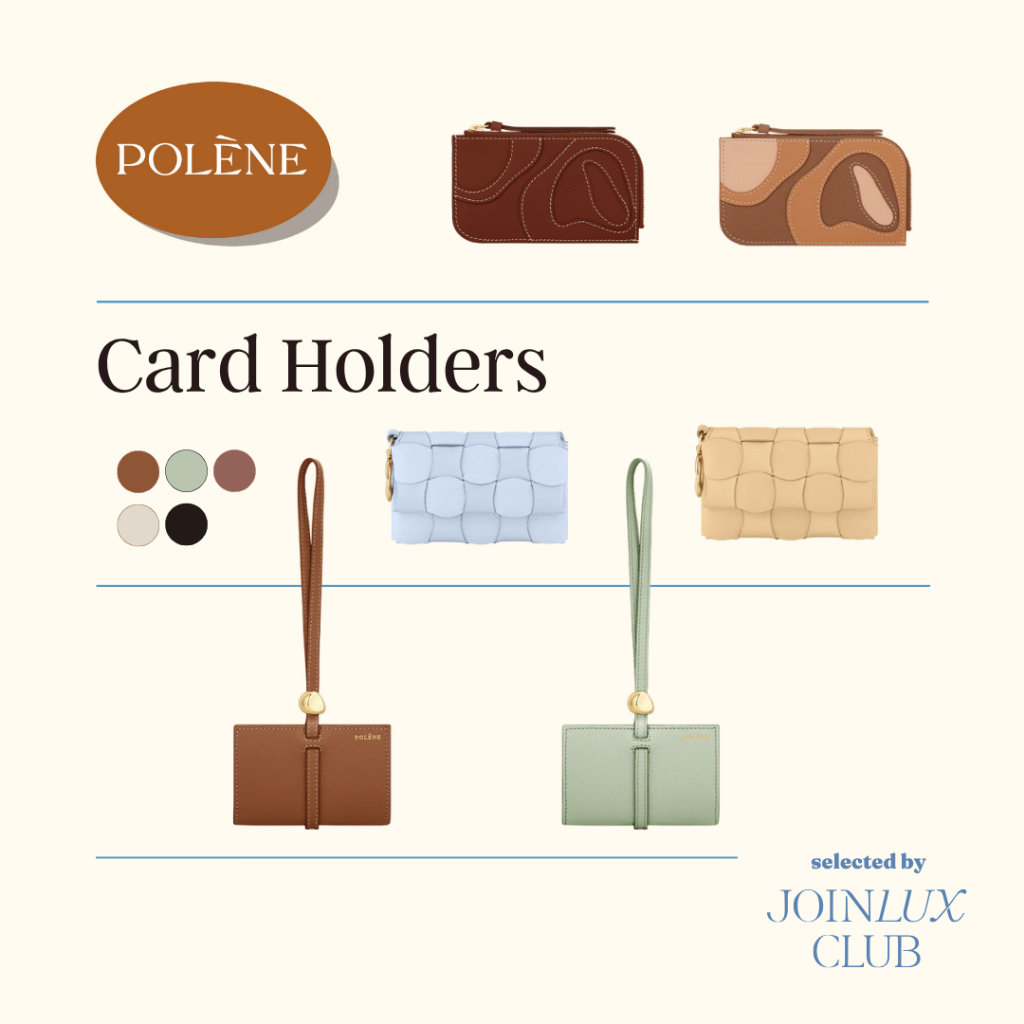 กระเป๋าใส่นามบัตร Polène Card Holder KAYé Card Holders / Neiti / Atla สินค้าแบรนด์แท้จาก shop Polene Paris กระเป๋าสตางค์