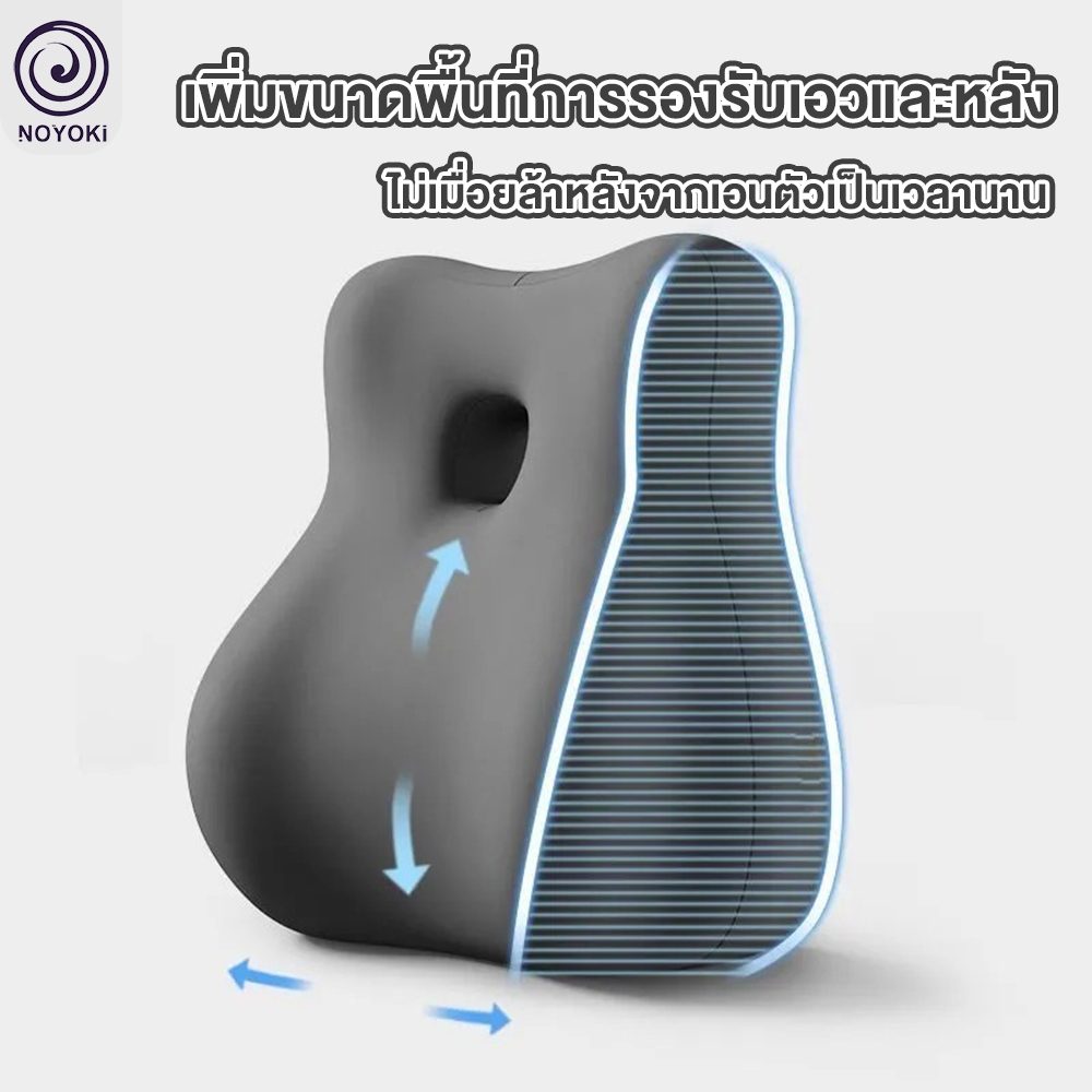 NOYOKI Couple’s pillowหมอนรองขารองรับขา เหมาะสําหรับการทํางาน หมอนรองขานอน หมอนรองเดินทางเมมโมรี่โฟม ราคา ถูกที่สุด ดีลบีเคเค แกลเลอรีภาพที่ 9