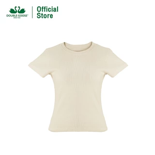 ห่านคู่ เสื้อยืดซับในผู้หญิง ผ้าร่อง