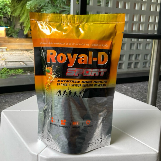 รอแยล-ดี สปอร์ต เกลือแร่ Royal D Sport 35 กรัม(Grams)/ซอง(Sachets) ถุงละ 5ซอง