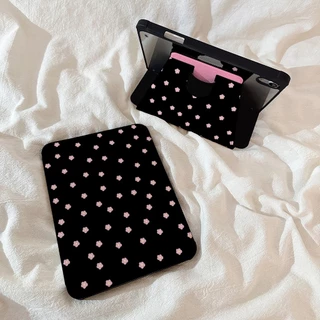 🚀จัดส่งทันที🚀เคสไอแพด การหมุน360องศา Flowers Gen12/11 Air5/4 Air7/6 11 Pro13 เคสiPad Gen6 9.7 Mini7