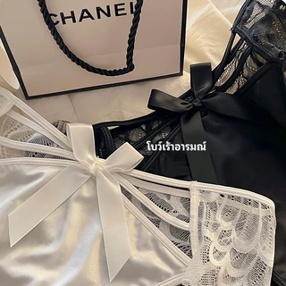 ✨พร้อมส่ง✨กกน กางเกงชั้นในลูกไม้เซ็กซี่ ไซส์ M-XL ผ้าเนื้อนุ่ม ใส่สบาย ดีไซน์สายไขว้ มีหลายสีให้เลือก เหมาะกับคุณผู้หญิง