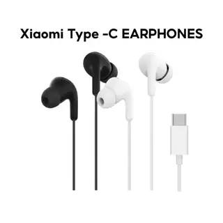 (รับประกันศูนย์ไทย 1 ปี) Xiaomi Type-C Earphones พอร์ต Type-C กันน้ำกันฝุ่น IP54 ไดรเวอร์ขนาด 12.4 มม