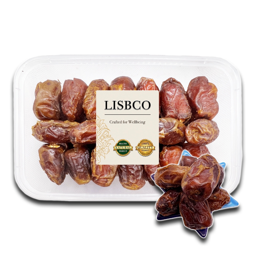 อินทผาลัม 1200 กรัม g. อินทผลัม Dates Palm large grains อินทผาลัมอบแห้ง ไม่ผสมน้ำตาล หวานธรรมชาติ