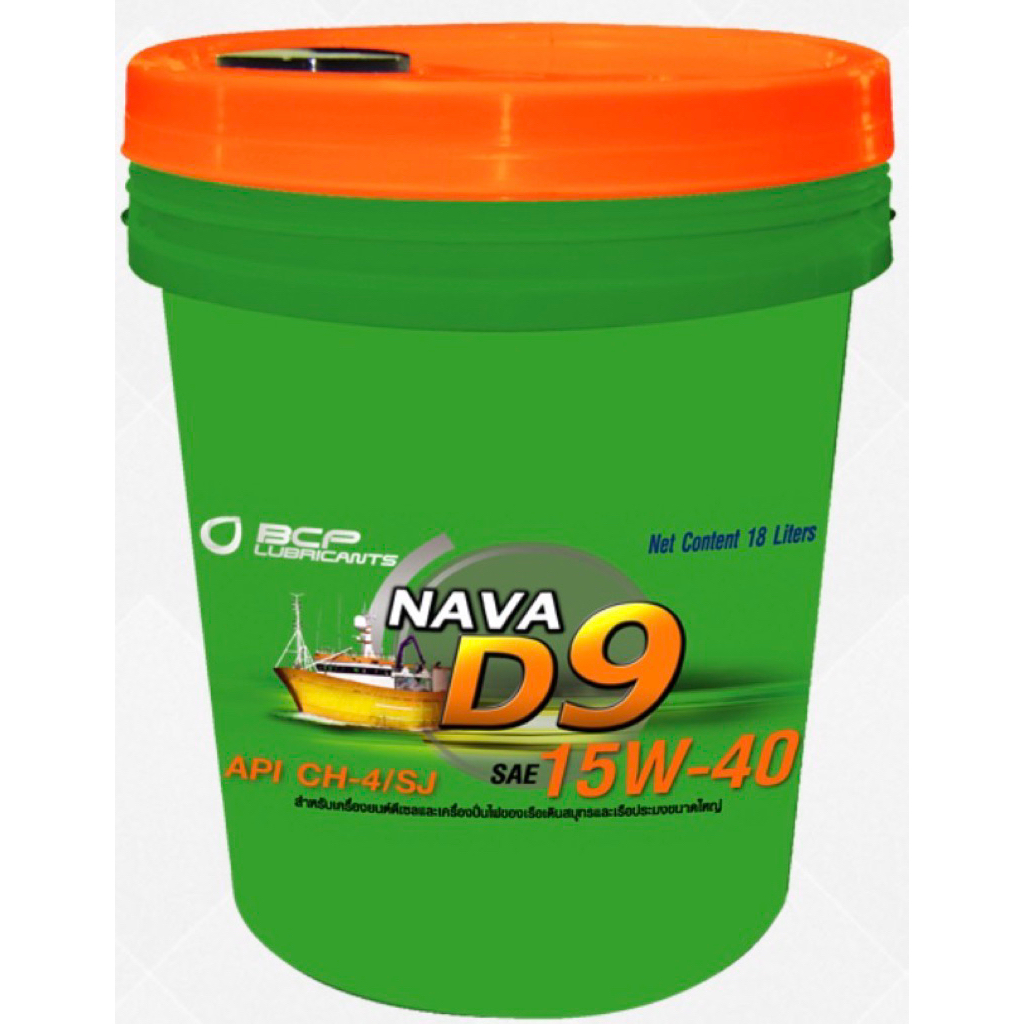 Bangchak NAVA D9 CH4/SJ 15W40 1/18L.
