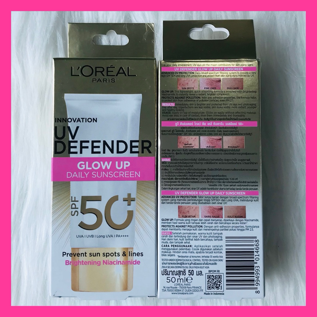 🔥ส่งด่วนได้  ล็อตใหม่สุดๆ‼️แท้ 100%🔥Loreal UV Defender Invisible Fresh Matte Glow up Aquafusion ครีมกันแดดลอรีอัล SPF 50 - รูปที่ 5