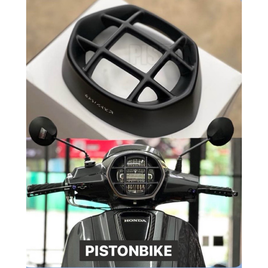ใหม่⚪️ครอบไฟแต่ง Honda GIORNO+  ピストンバイクแท้  by Pistonbike