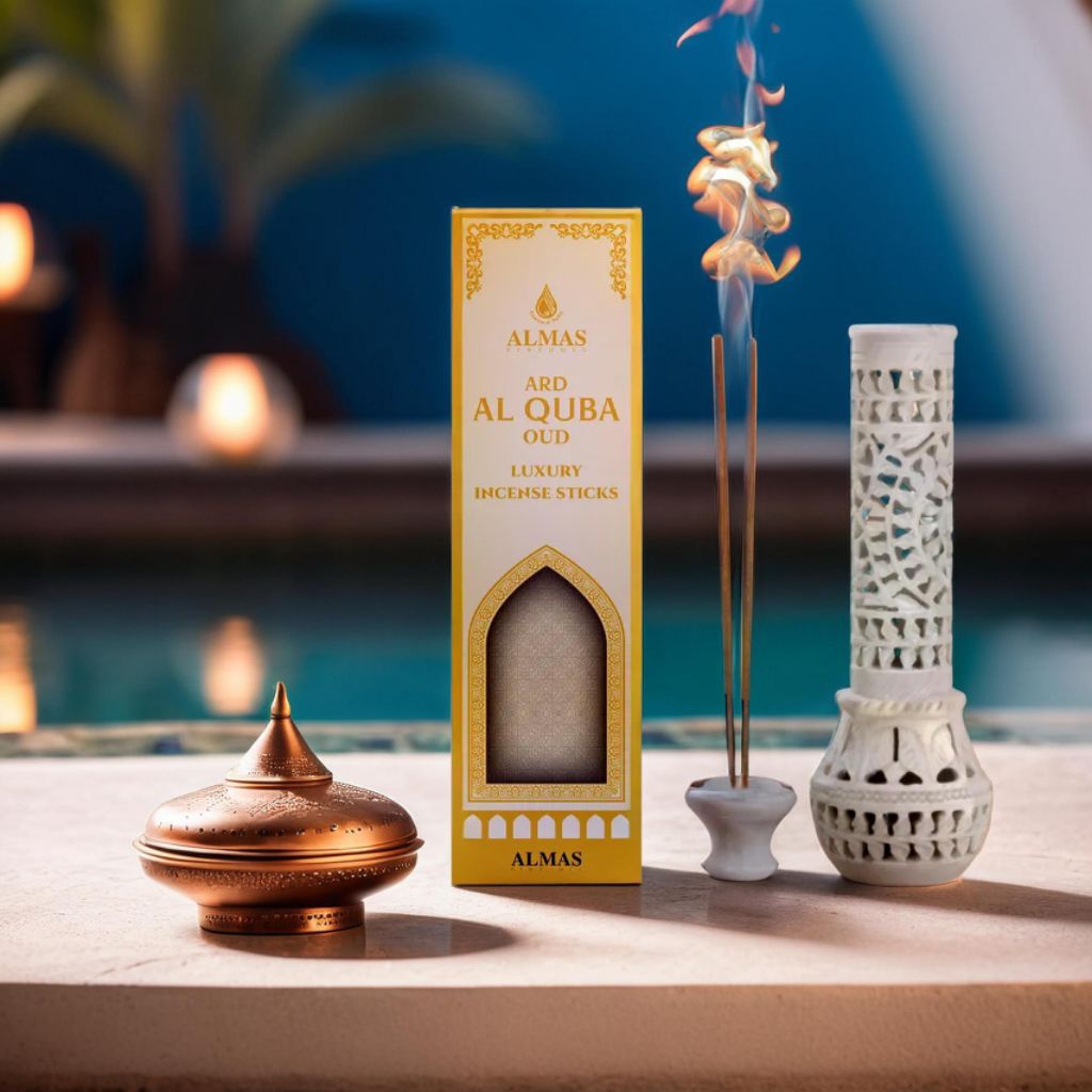 bukhoor บาคัวร์ธูปหอม แบรนด์ Al-mas  (ธูปหอมซึ่งเป็นประเภทหนึ่งของบาคัว อาหรับ)