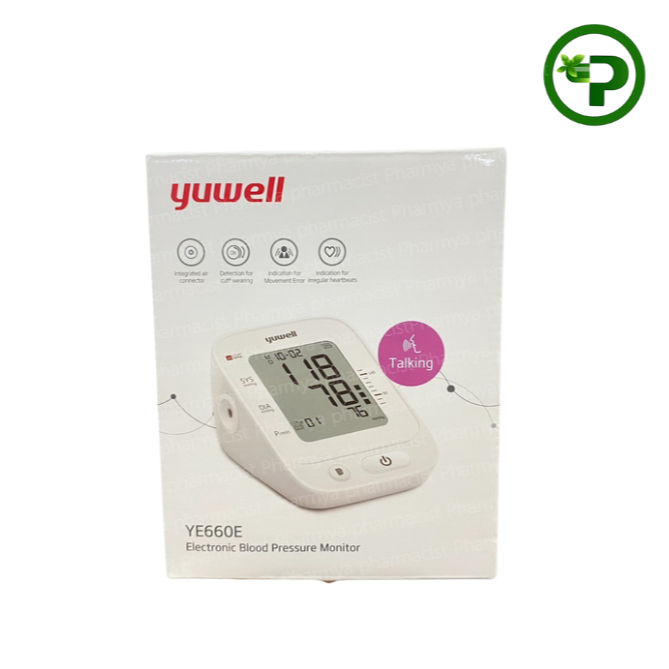 yuwell เครื่องวัดความดันอัตโนมัติ รุ่น YE660E มีเสียงพูดภาษาไทย