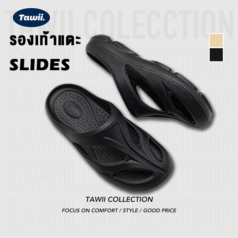 Tawii. รองเท้า รองเท้าหัวโต รองเท้าแตะมีรู ลําลองระบายอากาศได้ดี รองเท้าแตะ สําหรับผู้หญิง และผู้ชาย