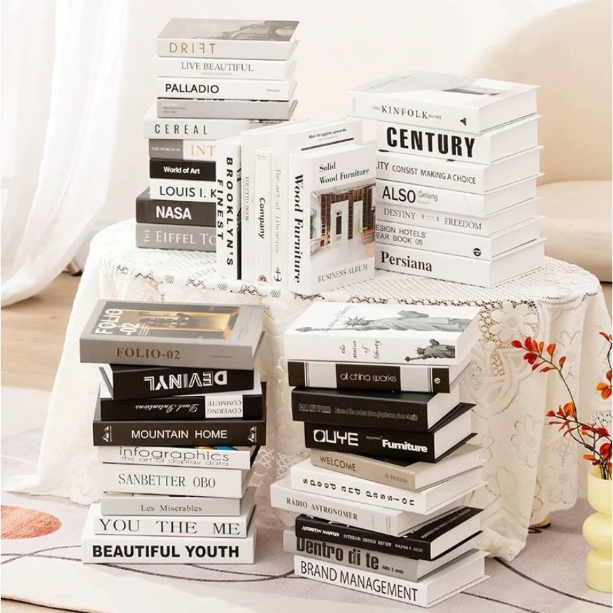 หนังสือปลอม ของแต่งบ้าน ตั้งโชว์ พร็อพถ่ายรูป หลายขนาด