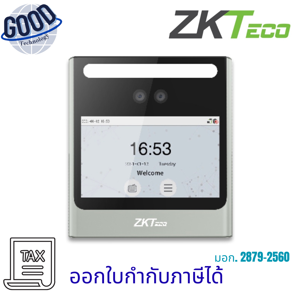 ZKTeco รุ่น EFace10 ID / WiFi เครื่องสแกนใบหน้า อ่านบัตร มี WiFi ( เช็คสินค้าก่อนสั่งซื้อ )