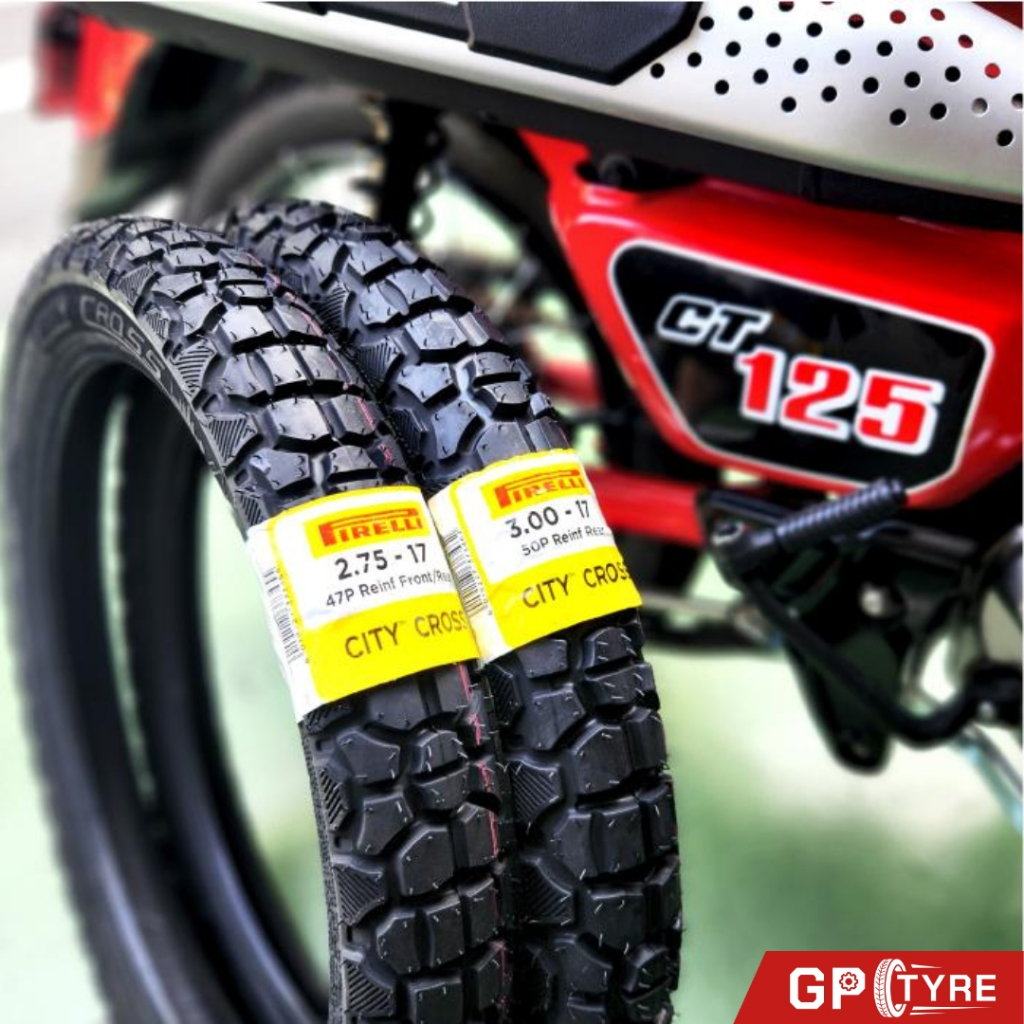 ยางกึ่งวิบาก Pirelli City Cross ขอบ 17 CT125 PG-1 Wave Dream 2.75-17 3.00-17 พีรารี่ เวฟ ดรีม ราคา ถูกที่สุด ดีลบีเคเค แกลเลอรีภาพที่ 8