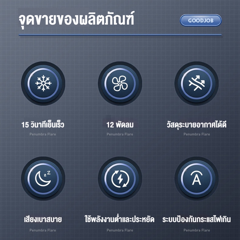ระบายความร้อน 3 วินาที เบาะนั่งอเนกประสงค์ ระบายอากาศดี หมุนได้ 360 องศา พร้อมระบบระบายอากาศและนวด - รูปที่ 7