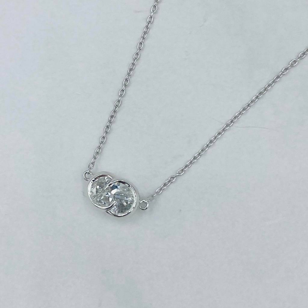 สร้อยคอเพชรอินฟินิตี้ 2 กะรัต ทอง 18Kและ PT850