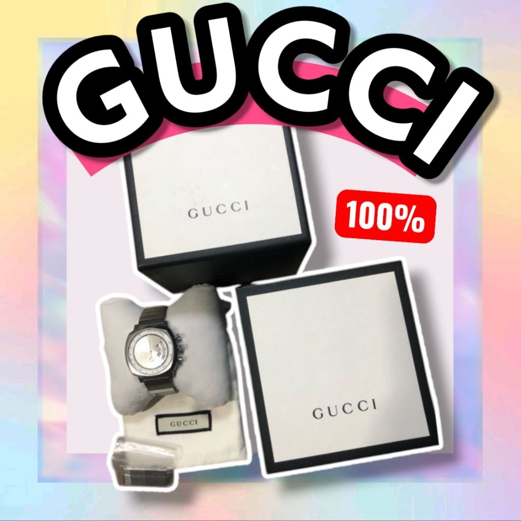 ⭐นาฬิกา GUCCI⭐  แท้100% ราคาเต็มอยู่ที่ 66,500 บาท