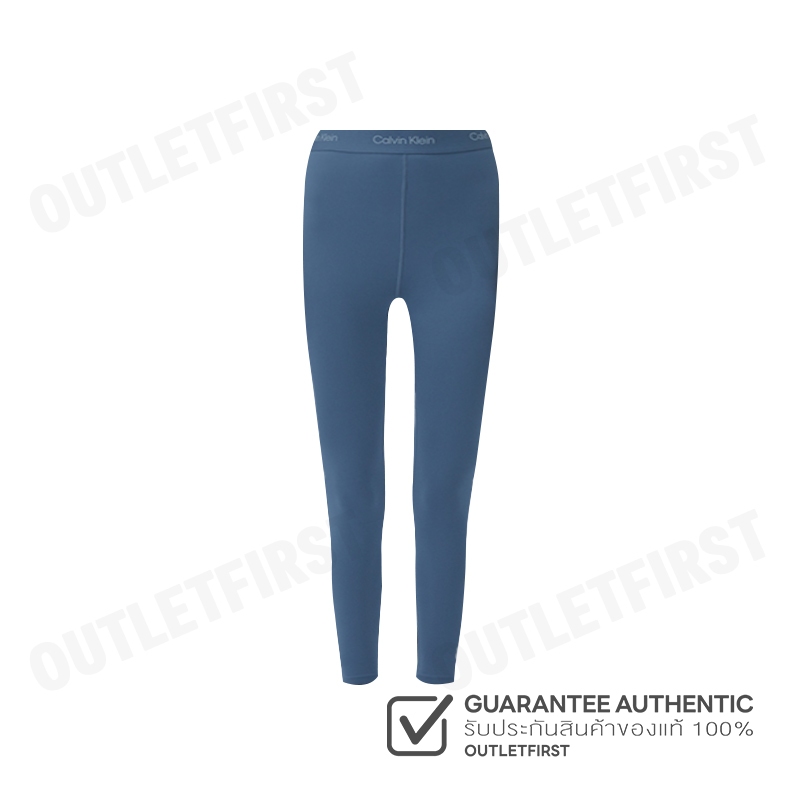 CALVIN KLEIN SPORT รุ่น MODERN SPORT HIGH RISE 7/8 LEGGINGS CODE: 4WS4L633 420 กางเกงออกกำลังกาย เลค