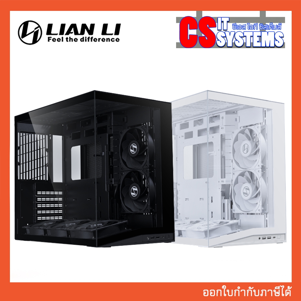 CASE (เคส) LIAN LI O11D MINI V2 FLOW ATX BLACK, WHITE (ประกันศูนย์ไทย)