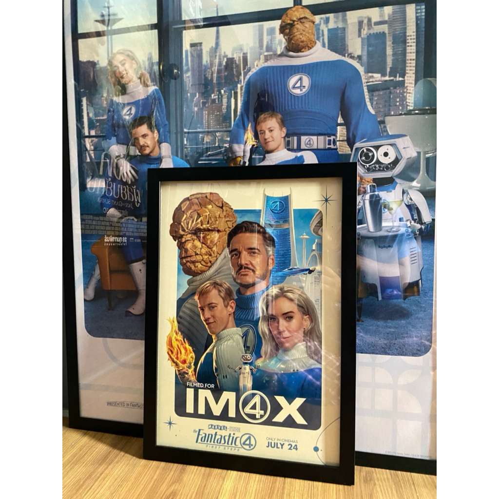 IMAX FANTASTIC 4 โปสเตอร์ IMAX พร้อมกรอบ