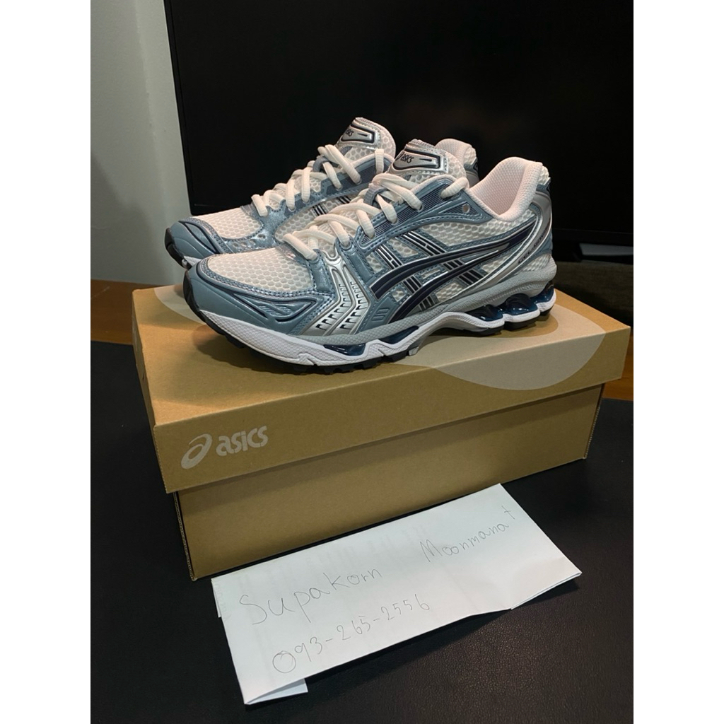 พร้อมส่ง!!!! Asics Gel-Kayano 14 ของใหม่มือ 1  สี White Fjord gray
