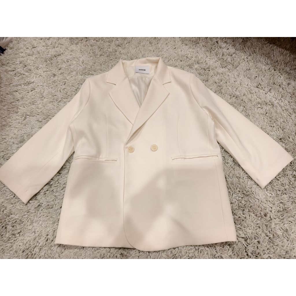 สูทเบลเซอร์ ทรงโอเวอร์ไซส์ WE11DONE