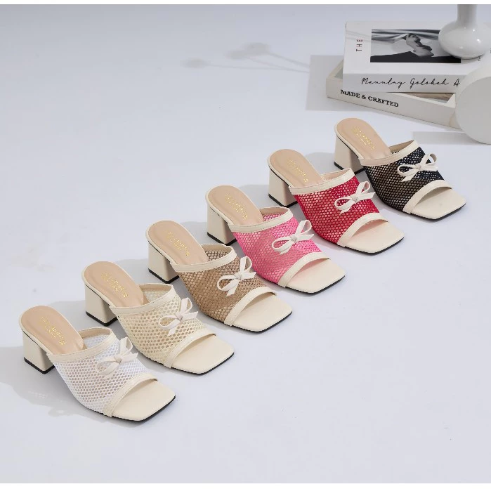36-42 ใหม่ล่าสุด รองเท้าตาข่ายส้นสูง 2 นิ้ว แบรนด์ Lisa Shoes (L11) ใส่สบาย พร้อมส่งจากไทย
