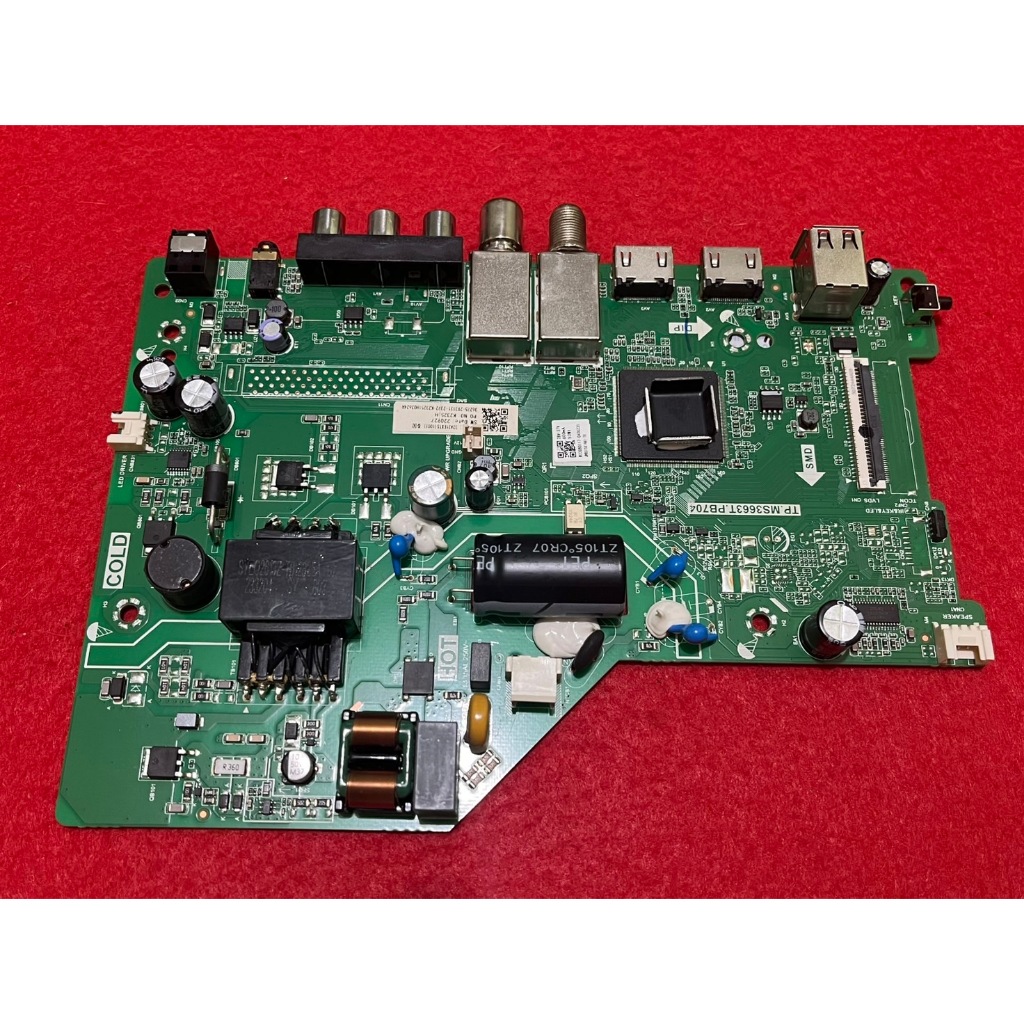 เมนบอร์ดทีวียี่ห้อHISENSE รุ่น32A3100Gพาร์ทTP.MS3663T.PB704(แท้ถอด)