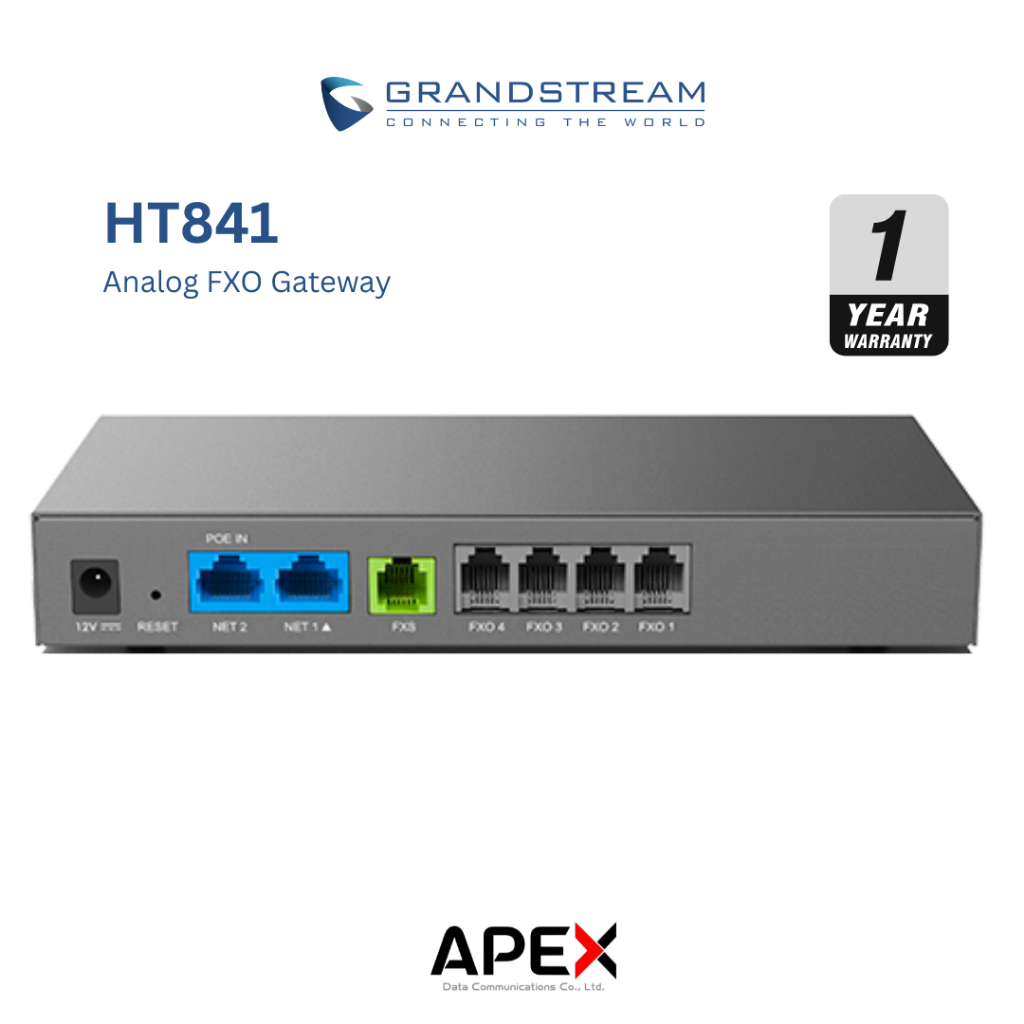 [พร้อมส่งในไทย] Grandstream HT-841 Analog FXO Gateway