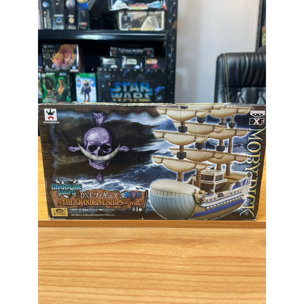 🔥Crane King One Piece Mobydick เรือโมบี้ ดิก เรือของหนวดขาว วันพีซ ฟิกเกอร์ ของเล่น🔥