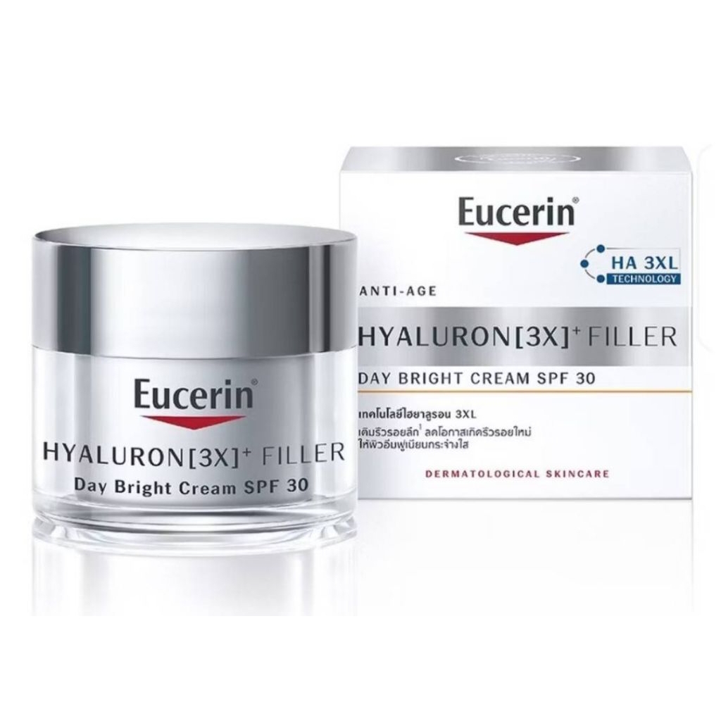 Eucerin ยูเซอริน ไฮยาลูรอน (3X) ฟิลเลอร์ เดย์ ไบร์ท SPF30 20 มล.
