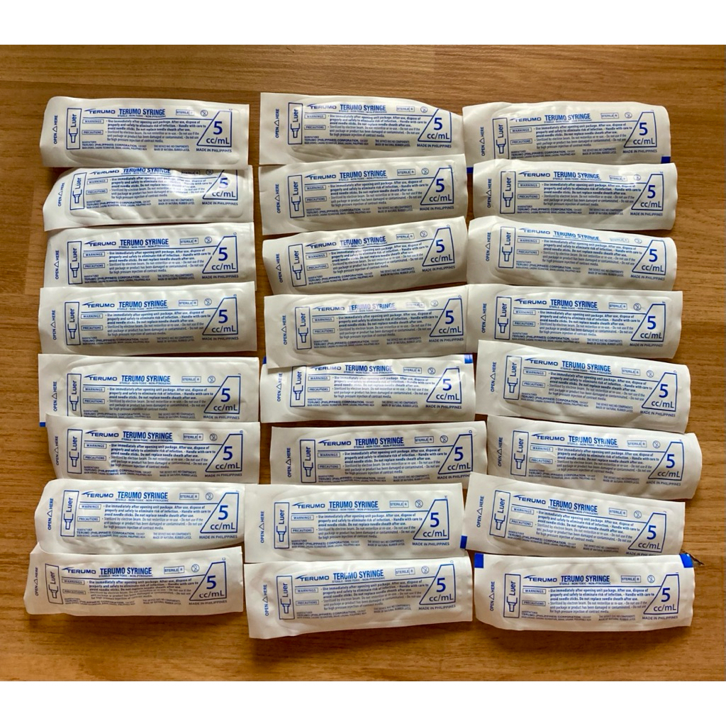 Terumo Syringe 5 mL 10 mL ไซริงค์เทอรูโม กระบอกฉีดยา หัวธรรมดา ไม่มีเข็ม