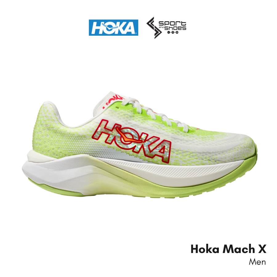 Hoka Mach X  รองเท้าวิ่ง สำหรับผู้ชาย [ซื้อแล้วไม่รับเปลี่ยนคืนทุกกรณี]