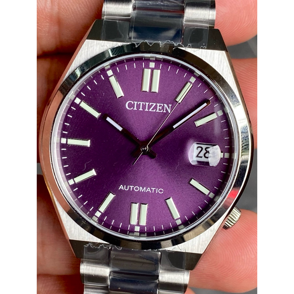 นาฬิกาข้อมือ Citizen Automatic TSUYOSA 37mm Blue Dial Stainless Steel Bracelet NJ0200-50W