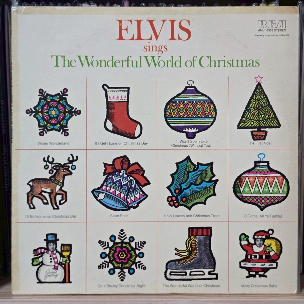 [ร้านค้าจัดส่งไว] แผ่นเสียง Elvis Presley : Elvis Sings The Wonderful World Of Christmas 1LP Vinyl 1