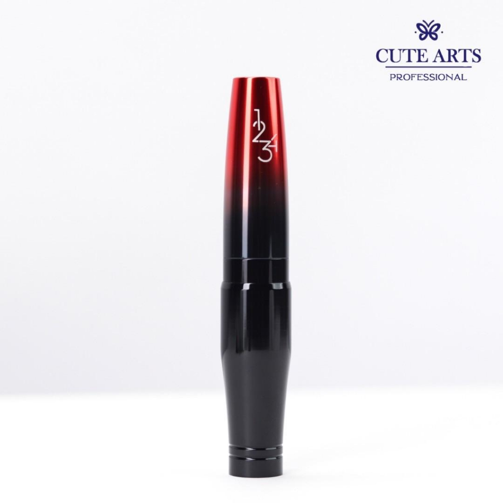 เครื่องสัก 1234 คละสี เครื่องสักคิ้วHairstroke สโตรก3.5 น้ำหนักเบา ดีไซน์สีสันสวยงาม PMU เครื่องฮอค ใช้สายแปลงไฟRCA