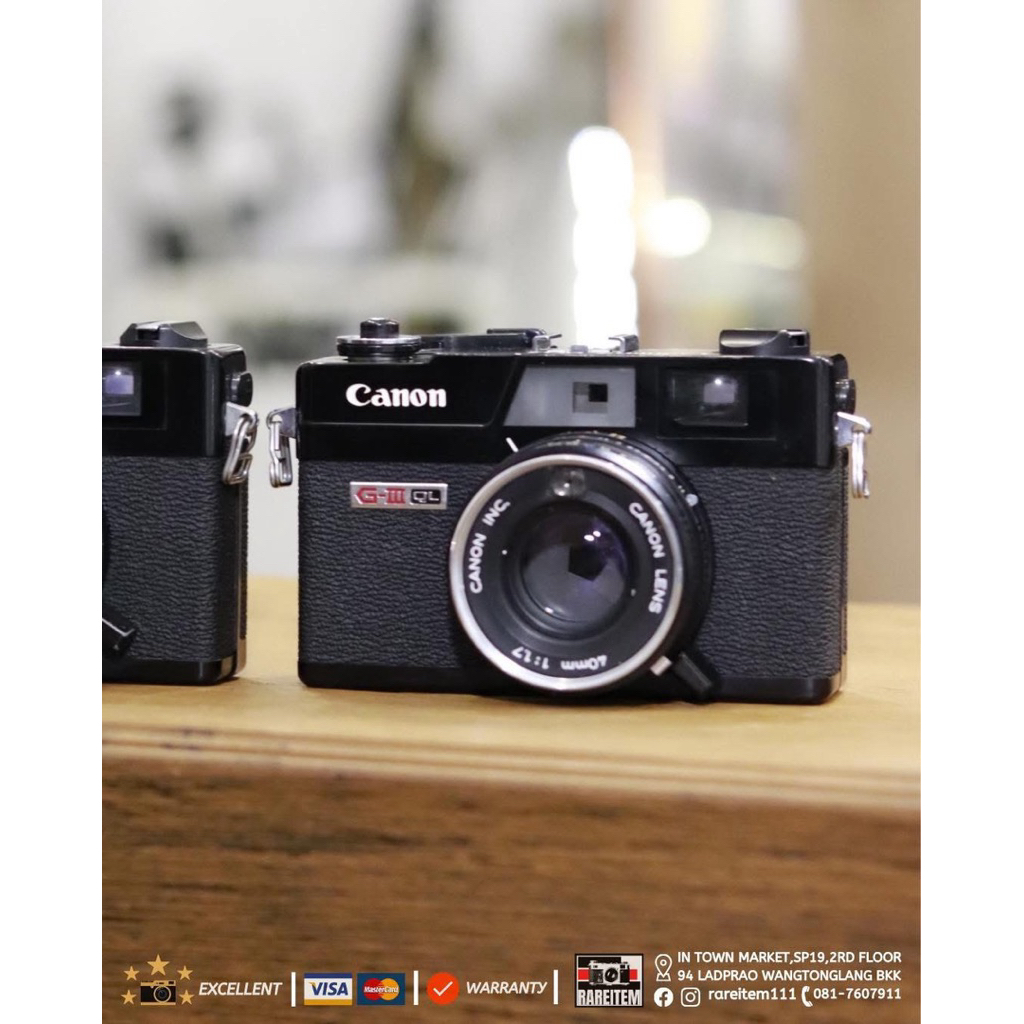 กล้องฟิล์ม Canon QL 17 Giii บอดี้ดำ