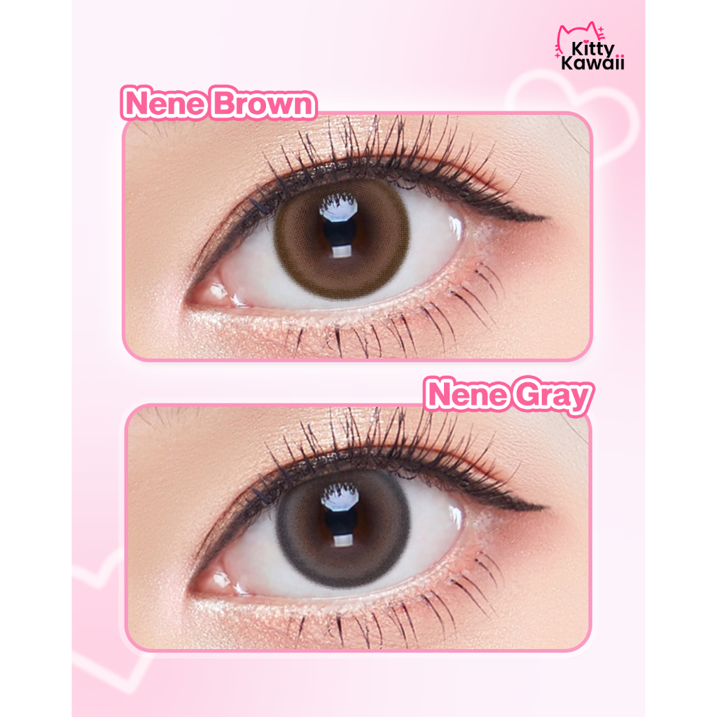 Kitty Kawaii Contact Lens : Nene - คอนแทคเลนส์รายเดือนคิตตี้ คาวาอิ พัส (VIAL) - 1