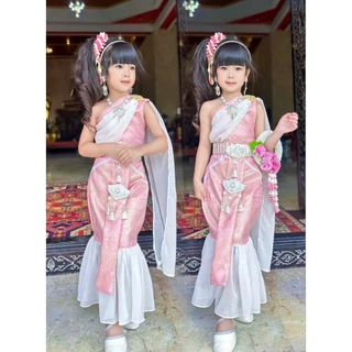 ชุดไทยสุพรรณมัจฉา ชุดเงือกเด็ก มีหลายแบบ (ดูขนาดบนรูปนะคะ) kt