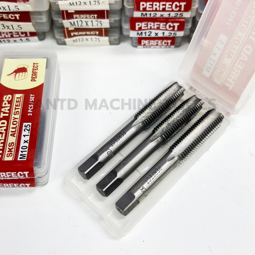 PERFECT ต๊าปตัวผู้ 3 ตัวชุด HAND TAPS  ขนาด M2-M14 มีให้เลือกหลายขนาด สินค้าคุณภาพ - รูปที่ 2