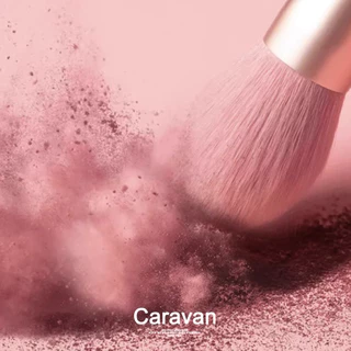 Caravan Crew Makeup Brush ชุดแปรงแต่งหน้า แปรงเครื่องสําอาง ขนแปรงนุ่มปลอดภัยไม่แพ้ แบบพกพา8ชิ้น พกพาสะดวก