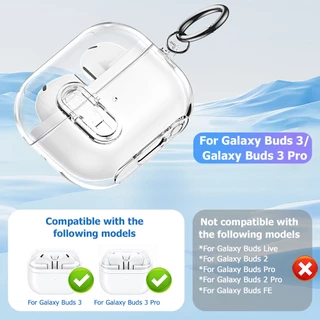 🔥ส่งจากไทย🔥ใช้ได้กับเคสป้องกัน Samsung Buds3pro, เคสหูฟังแบบใสล็อค Galaxy Buds 3, เคสป้องกัน buds3