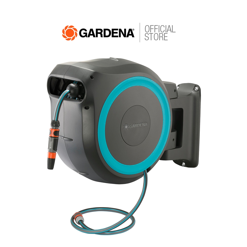 GARDENA ที่เก็บสายยางแบบอัตโนมัติติดผนัง 35 ม. (18630-20)