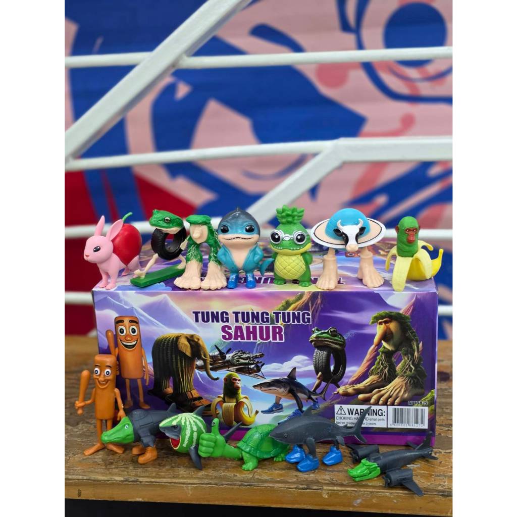 พร้อมส่งในไทย!! โมเดล แกะตัวสุ่มแบบ ทุง ทุง 1 ชุด 8 ตัว ไม่ช้ำ MODEL Thung Thung Sahur Figure โมเดล ฟิกเกอร์