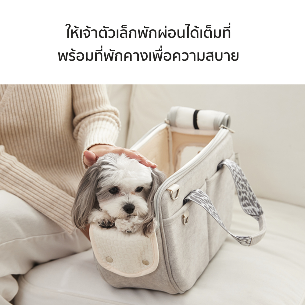 Cocopet กระเป๋าสำหรับสัตว์เลี้ยง กระเป๋าสุนัข กระเป๋าแมว พกพาสะดวก - รูปที่ 3
