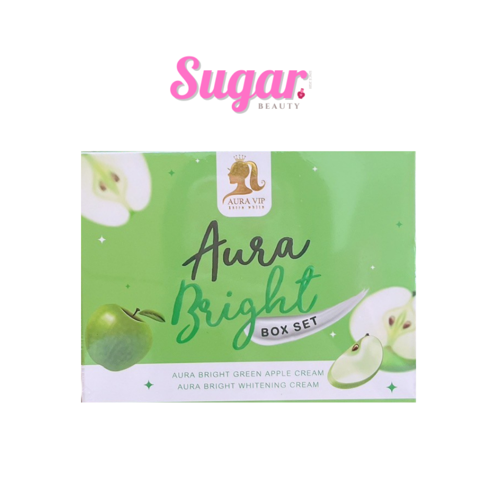ออร่าไบร์ท [มีโปร 1 กล่องและ 1แถม1] ครีมหน้าใส Aura Bright ครีมไวท์เทนนิ่ง บำรุงผิวหน้าตอนกลางคืน